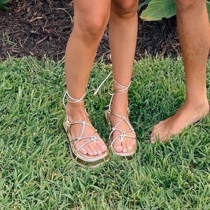 Asos Gold Sandal size US 7